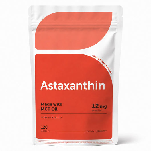 Astaxanthin 12mg with MCT Oil, 120 Softgels