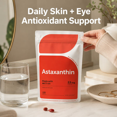 Astaxanthin 12mg with MCT Oil, 120 Softgels