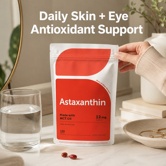 Astaxanthin 12mg with MCT Oil, 120 Softgels